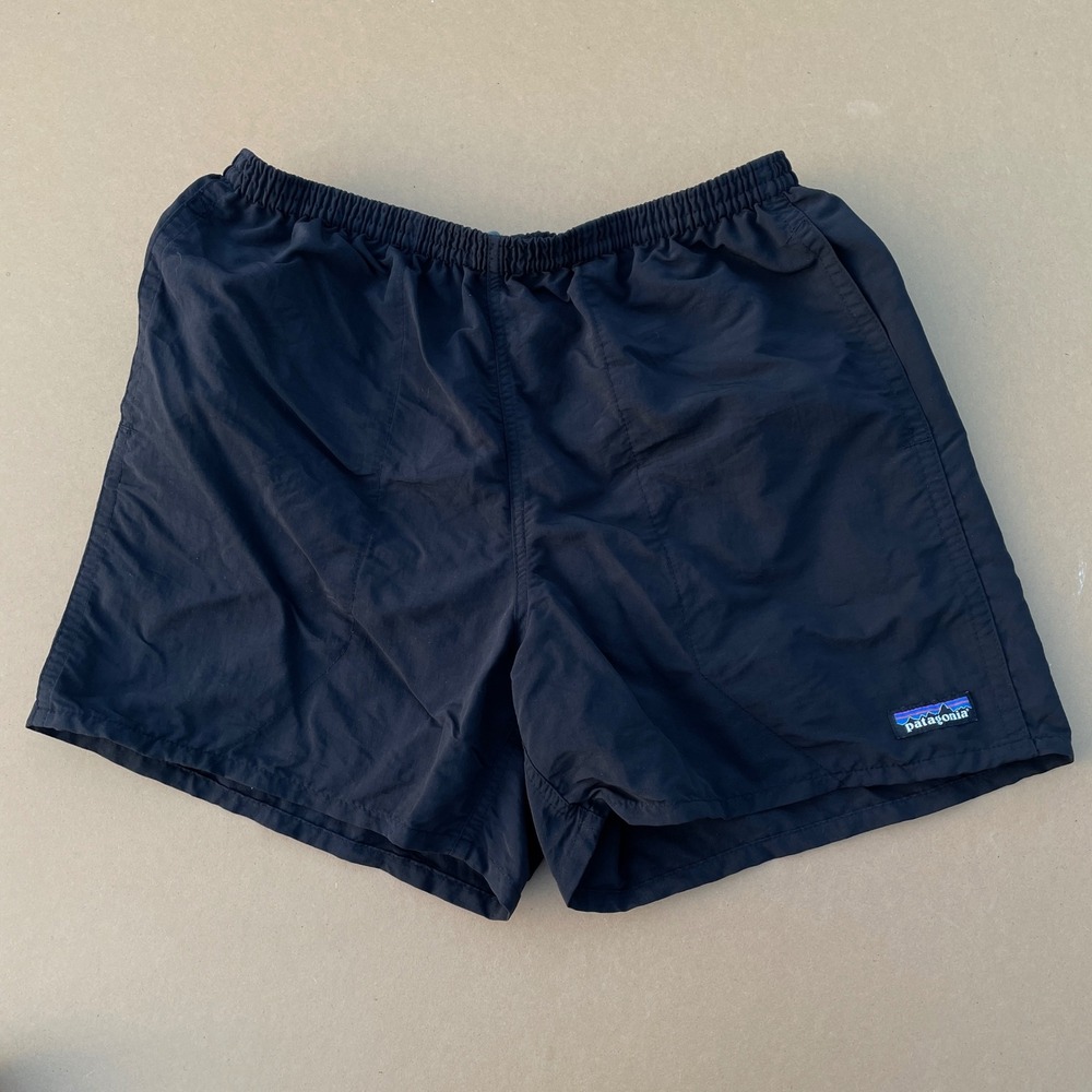 Patagonia Baggies Shorts Mens Medium Black Hiking Swimming 57022 5in Inseam